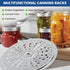Pressure Canner Rack 2Pcs - Stainless Steel Canning Rack for Pressure Cooker, 11 Inch Canning Racks for Water Bath Canner, Canning Supplies - Comp...