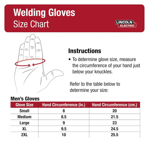 Lincoln Electric Welders Leather Drivers Gloves | Top Grain & Split Leather | Cotton Liner | Medium | K3770-M, White...