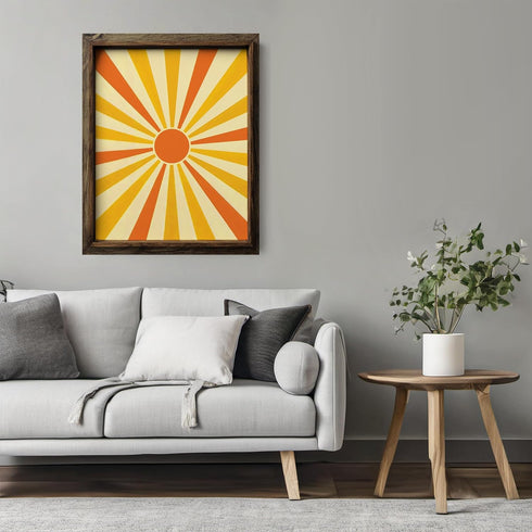 Posterizer 1 pcs-Boho Minimalist Cute Sunshine-Abstract & Modern Art-Astronomy & Celestial Art-Gift for Men Women Entrepreneur Teens - Kitchens, D...
