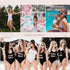 Bachelorette Party Favor Sunglasses and Satin Bridesmaid Scrunchies Set 14 Pack,Wedding Swim Party Bridesmaids Proposal Gifts...