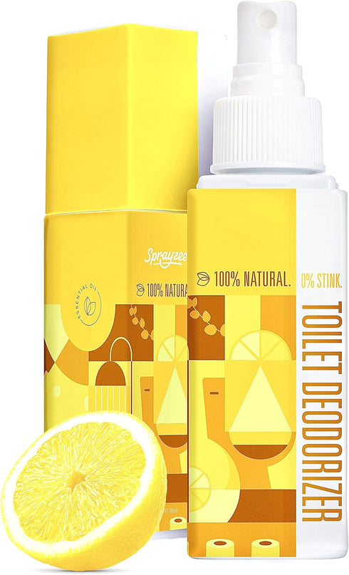 #1 Strongest Natural Toilet Spray for Poop + Bathroom Air Freshener (Citrus Haven) Extra Long Lasting Before You Go Toilet Spray Bathroom Poop Spr...
