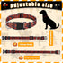 Buryeah 9 Pcs Holiday Dog Collars for Dogs Fall Autumn Dog Collars Adjustable Halloween Dog Collars with Plastic Buckle Thanksgiving Christmas Dog...
