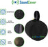 Two Large Black Heavy Duty Marine Wakeboard Tower Pod Speaker Covers for Large Round Boat Speakers - Cover Dimensions: Height 14" x Width 14" x De...