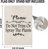 Warm Prompt Garden Flag Do Not Trim Or Spray The Plants Garden Flag Lawn Care Garden Flag (Spray The Plants F)...