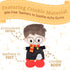 Kids Preferred Harry Potter Teether Plush Toy Crinkle Cloth for Newborn Baby Boys and Girls 10 inches...