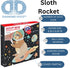 DIAMOND DOTZ ® - Sloth Rocket Dotz Box, Partial Drill, Round Dotz, Diamond Painting Kits, Diamond Art Kits for Adults, Gem Art, Diamond Art, Kits,...