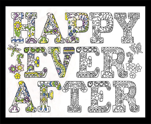 Design Works Crafts Zenbroidery, Happily Ever After, 14" x 18" Craft Kit, Multicolor...