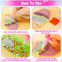 MTLEE 10 Sets Arts and Crafts for Kids Ages 8-12 5D Diamond Painting Keychain Kits Gem Art Kits for Girls Crafts Gem Painting Kits Diamond Art Gif...