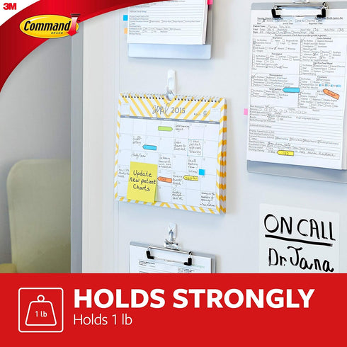 Command Small Utility Hooks, 2-Hook, 6-Pack, Organize Damage-Free...