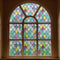 FEOMOS Stained Glass Window Film, Window Privacy Films, Colorful Lattice Window Tint, Rainbow Glass Decals Stickers for Home Anti UV 29.5x78.7 inc...