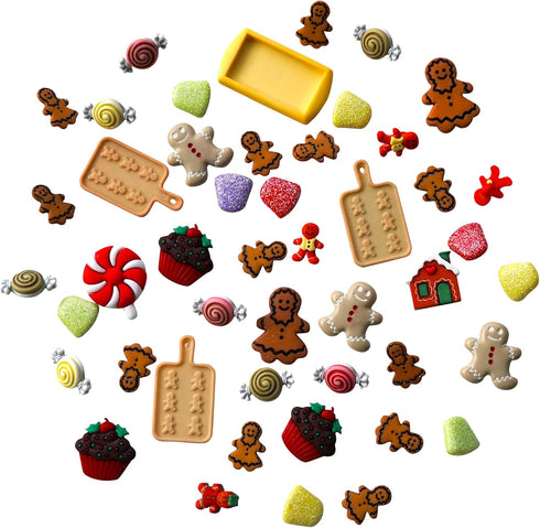 Buttons Galore Gingerbread Super Value Pack Craft Buttons, Brown 50 Pack...