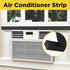 2 inch x 6.5 ft Air Conditioner Foam Tape-2Pcs Foam Air Conditioner Weatherseal Tape-Non-Adhesive Foam Seal Strip with Glue Point for Air Conditio...