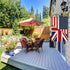 British USA Friendship Garden Flag,12x18 in Heavy Duty Great Britain UK America US Outdoor Banner for Patio Yard with Double Side...