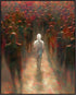 Posterizer 1 pcs-abstract and evocative depiction of a white figure 4-Abstract & Modern Art-Gift For Buddhism Meditation philosophy Fans- unframed...