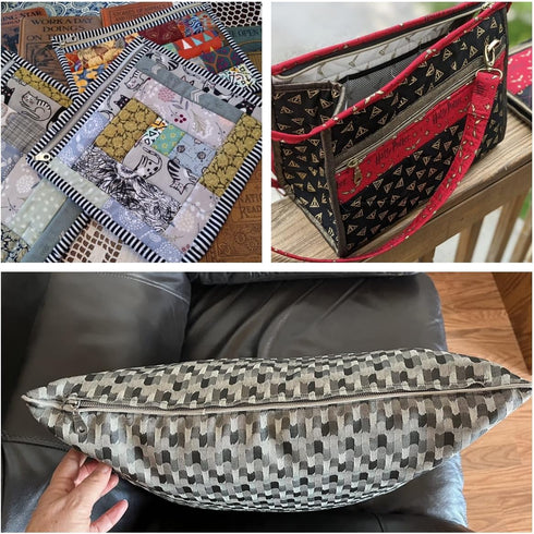 MebuZip #5 Gunmetal Metallic Nylon Coil Zippers by The Yard Bulk Coil Zipper Roll 10 Yards with 25pcs Pulls for DIY Sewing Craft Bags (White)...