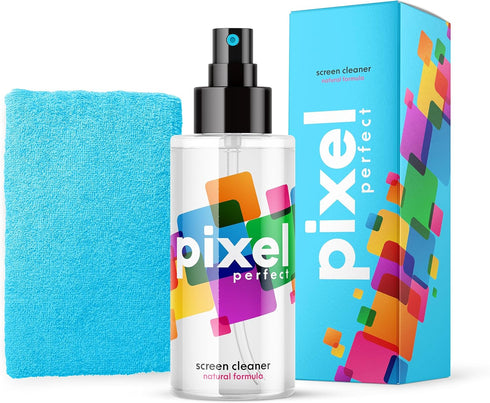 Pixel Perfect | 4.2oz | Screen Cleaner Kit, for TV, Laptops, Computers, Monitors, Phones, Tablets | 120ml Cleaning Kit, Premium Natural Spray......