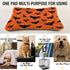 Happy Halloween Dog Bed Mat for Small Dog Puppy Cat Kitten, Halloween Bats Pattern Ultra Soft Pet Bed Mattress for Crate with Anti-Slip Washable, ...