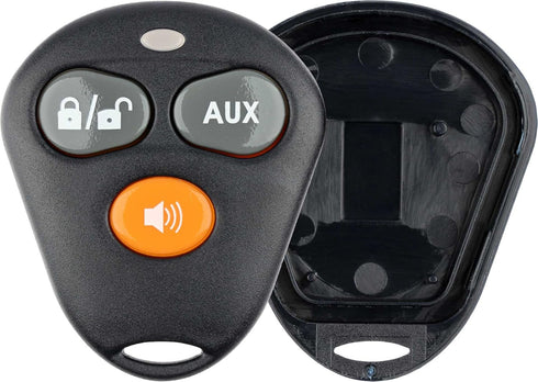KeylessOption Keyless Entry Remote Control Starter Car Key Fob Case Shell Outer Cover 2 Button Pads for Viper Aftermarket Alarm...