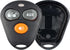 KeylessOption Keyless Entry Remote Control Starter Car Key Fob Case Shell Outer Cover 2 Button Pads for Viper Aftermarket Alarm...