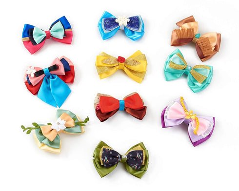 10pcs Princess Character Inspired Hair Bows Clips for Girls Women Costume Dress Up Accessories...