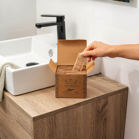 Bleeker and Rowe Plant Based Biodegradable Floss Picks (Double Line Floss)...