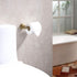 Toilet Paper Holder SUS304 Stainless Steel Round Size Brushed Gold 2 Pack...