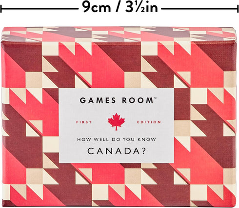Ridley's Games Room How Well Do You Know Canada? Trivia Card Game – Trivia Game for Adults and Kids – 2+ Players – Includes 140 Questions – Fun Qu...