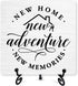 Housewarming Desk Decor, New Home New Adventure New Memories Sign With Iron Stand, House Warming Gifts For Women New House Owner Neighbours Newlyw...