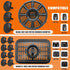 Air Fryer Replacement Parts for Ninja Foodi Airy Fryer, 8 PCS Food Grade Air Fryer Rubber Bumpers Feet Tabs Tips Accessories for Ninja Foodi DZ201...