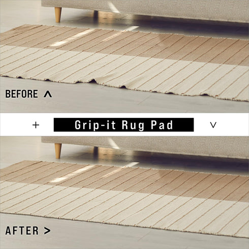 Grip-It Solid Grip Non-Slip Rug Pad for Area Rugs and Runner Rugs, Cushioned Rug Pad for Hardwood Floors 3 x 5 ft...