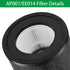 AP001 EE014 Filter, Lichelete 2 Pack H13 True HEPA Replacement Filter Compatible with TaoTronics TT-AP001 and VAVA VA-EE014, 3-in-1 Grade True HEP...
