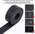 GORGECRAFT Black Leather Strap Strip 1 Inch Wide 79 Inch Long Lychee Pattern Leather Belt Strips Wrap Single Sided Flat Cord for DIY Crafts Clothi...
