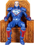 McFarlane Toys DC Multiverse Lex Luthor in Blue Power Suit 7" Action Figure with Throne & Accessories...