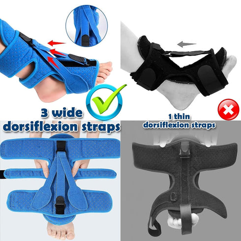 Plantar Fasciitis Night Splint, Foot Orthotic Brace Plantar Fasciitis Relief Splint Achilles Tendonitis Fixed Day Night Use Achilles Tendonitis Fo...