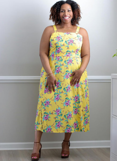 Know Me Misses' Strappy Dress Sewing Pattern Kit, Design Code ME2040, Sizes 10-12-14-16-18...