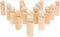 Large Wooden Peg Dolls 3-1/2 inch, Pack of 10 Unfinished Jumbo Dad Peg Doll Figures for Peg People Crafts...