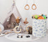 ACMUUNI19.7 Inch Kids Laundry Basket Clothes Basket Laundry Hamper with Handles, Storage Basket for Kids Boys Girls Room Bedroom Decor Toys Nurser...