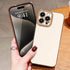 Lafunda Designed for iPhone 15 Pro Max Case Cute, Luxury Plating Case for Women Girls Gold Edge TPU Bumper Cover with Camera Protection Shockproof...