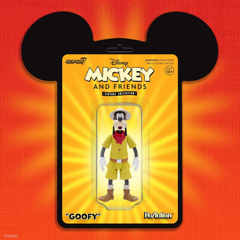 Super7 Disney Vintage Collection Goofy 3.75 in ReAction Figure...