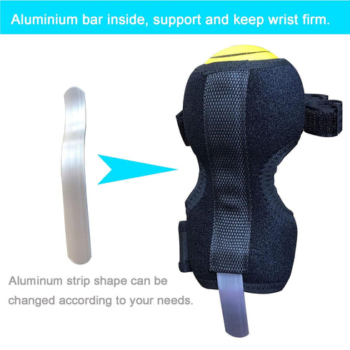 Anti-Spasticity Ball Splint & Finger Posture Corrector for Stroke Hand, Functional Split-fingered Hand Wrist Support, Orthosis Rehabilitation For ...