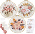 Sivilife Embroidery Kit for Beginners, 3 Sets Stamped Cross Stitch Kits for Beginner, Floral Pattern Embroidery Starter Kits for Adults with Embro...