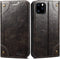 SINIANL Compatible with iPhone 11 Pro Max Leather Case Wallet Folio Case Book Design Magnetic Closure with Stand and ID Holder Credit Card Slots f...