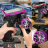 GOUPRC Upgrade Aluminum RC Hand Wheel Remote Control Steering Wheel with Brake Disc Brake Caliper for Radiolink RC Remote Controller RC4/6GS, for ...