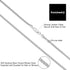 Kooljewelry Sterling Silver Round Wheat Chain Anklet (1.1 mm, 1.5 mm, 2 mm or 2.6 mm)...