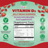 Vitamin D3 Jelly Bean Gummies for Kids, 25mcg/1000 IU Vitamin D, Nutritional Vegetarian Supplements, 120 Strawberry Blast Jelly Beans, Kosher...