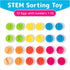 PREXTEX Find & Match Shape Matching Easter Eggs with Shapes and Numbers, Chicken Carrying Case...