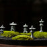 Miniature Japanese Lantern Pagoda Figurines Asian Decor Fish Tank Aquarium Ornament Fairy Garden Accessories Zen Terrarium Bonsai Decorations (6 S...
