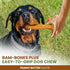 SPOT Bam-bones PLUS T Bone - Bamboo Fiber & Nylon, Durable Long Lasting Dog Chew for Aggressive Chewers – Toy for Dogs & Puppies under 90lbs, Non-...