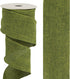 MEEDEE Sage Ribbon Sage Burlap Ribbon Sage Wired Ribbon Green Burlap Ribbon 2.5 inch Wired Edge Ribbon, Perfect for Fall Wreaths Floral Bouquet Gi...