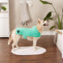 Bone Dry Pet Robe Collection Embroidered Absorbent Microfiber Bath Robe with Adjustable Closure, for Dogs & Cats, Large, Aqua...